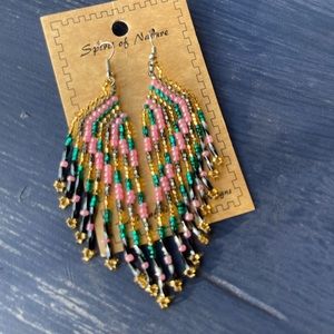 Native American Inspired Seed Bead Earrings